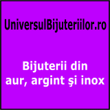 Universul Bijuteriilor - magazin virtual cu bijuterii din aur, argint, inox si cristale, pentru femei, barbati si copii. Aici gasiti bijuterii din aur, argint, inox si cristale, pentru femei, barbati si copii. Modele deosebite si unicate: pandantive, talismane, cercei, verighete, bratari, seturi cu cristal si perle, zodii europene si chinezesti, bijuterii Feng Shui si ezoterice. Livrare prin posta si curier.